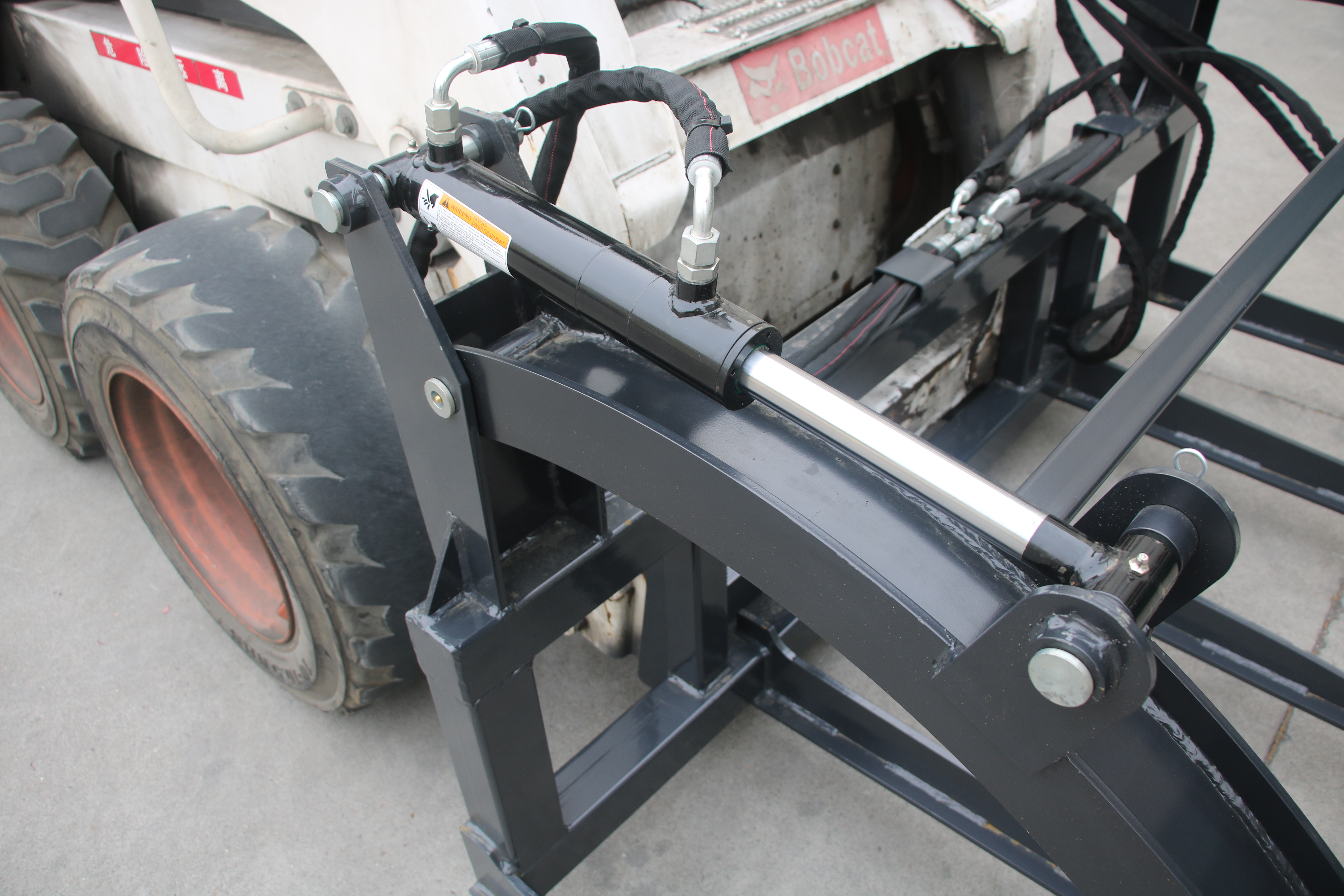 74" SKID STEER Bale Grapple Wood Grabber Tool