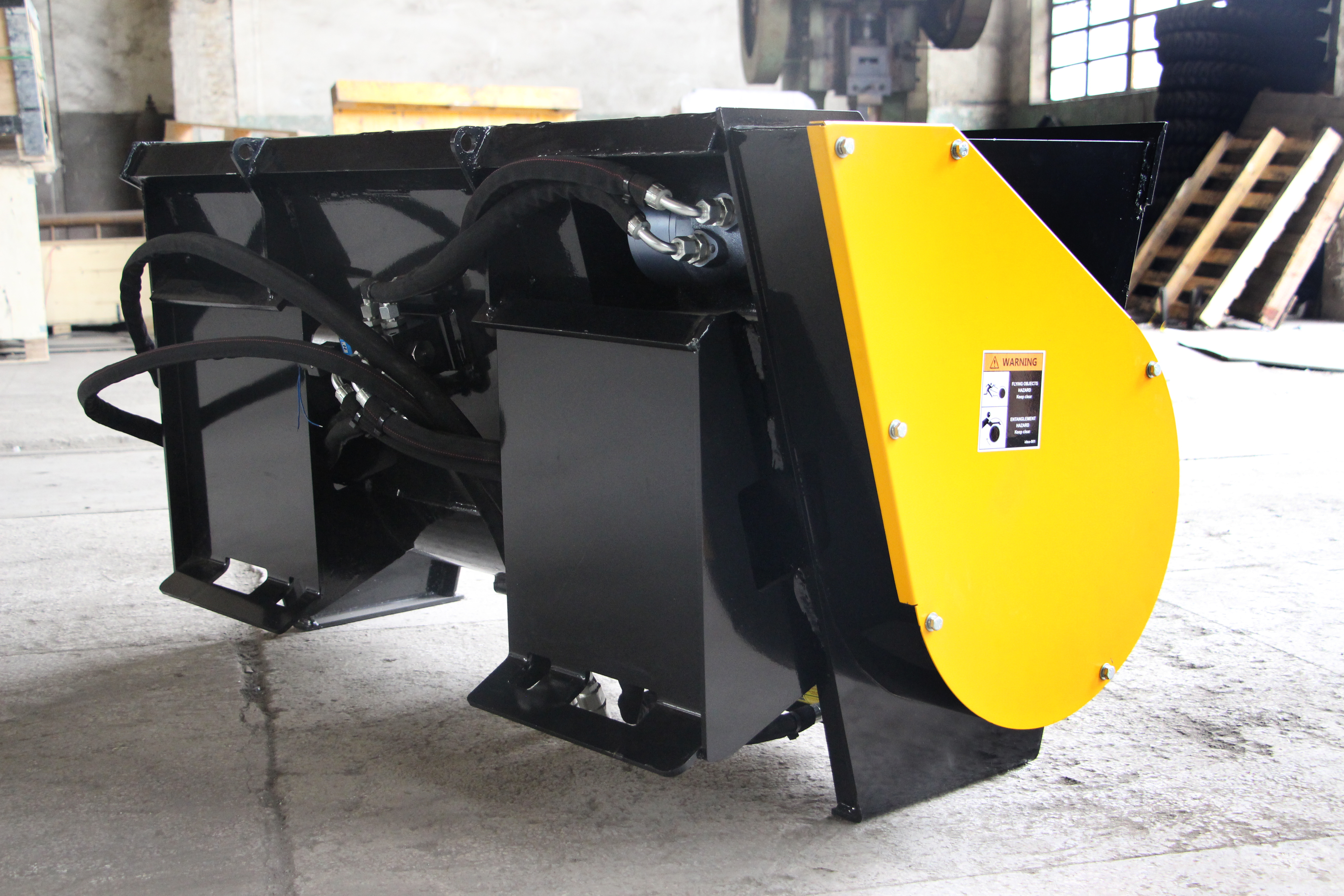 0.27 m³ Concrete Mixer 55*30*29.5 in Skid Steer High Efficieinty