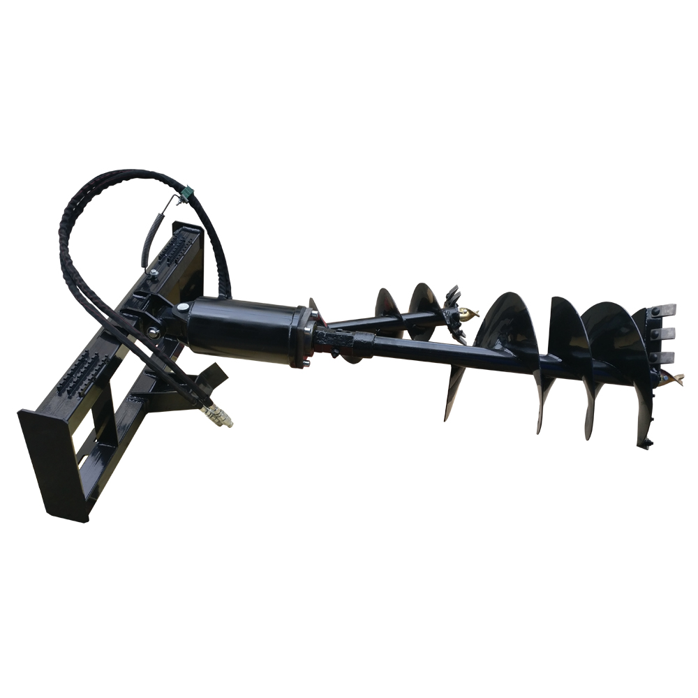 Auger Drill Bit Skid Steer Auger Comes with auger dimensions:12 in & 18 in  Garden Plant Flower Bulb Auger Spiral Hole Drill Rapid