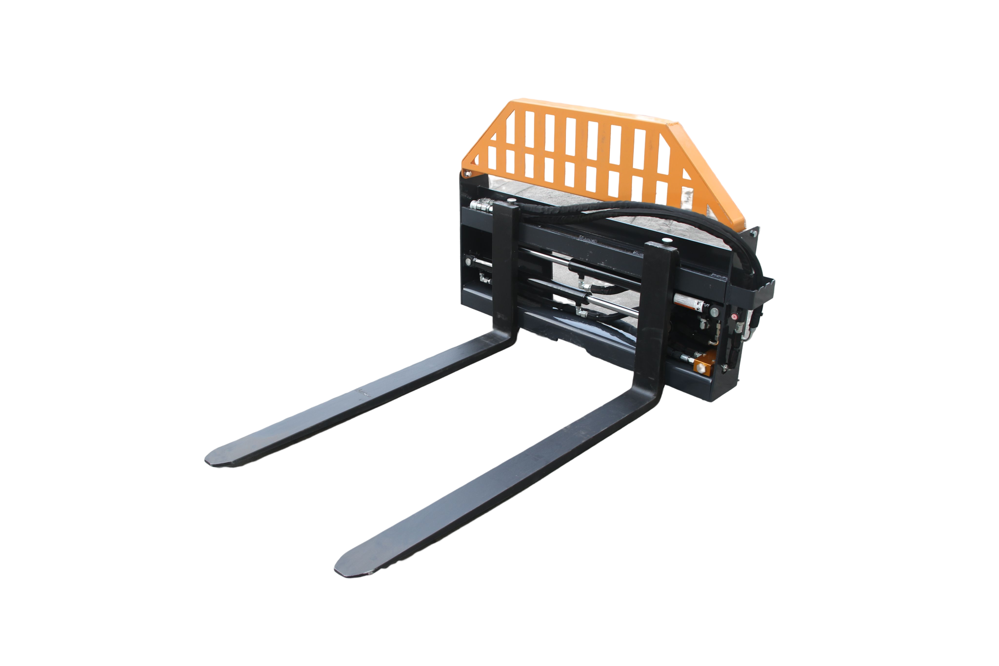 48'' Pallet Fork Hydraulic Adjustable Frame for skid steer Rating 4000 lbs