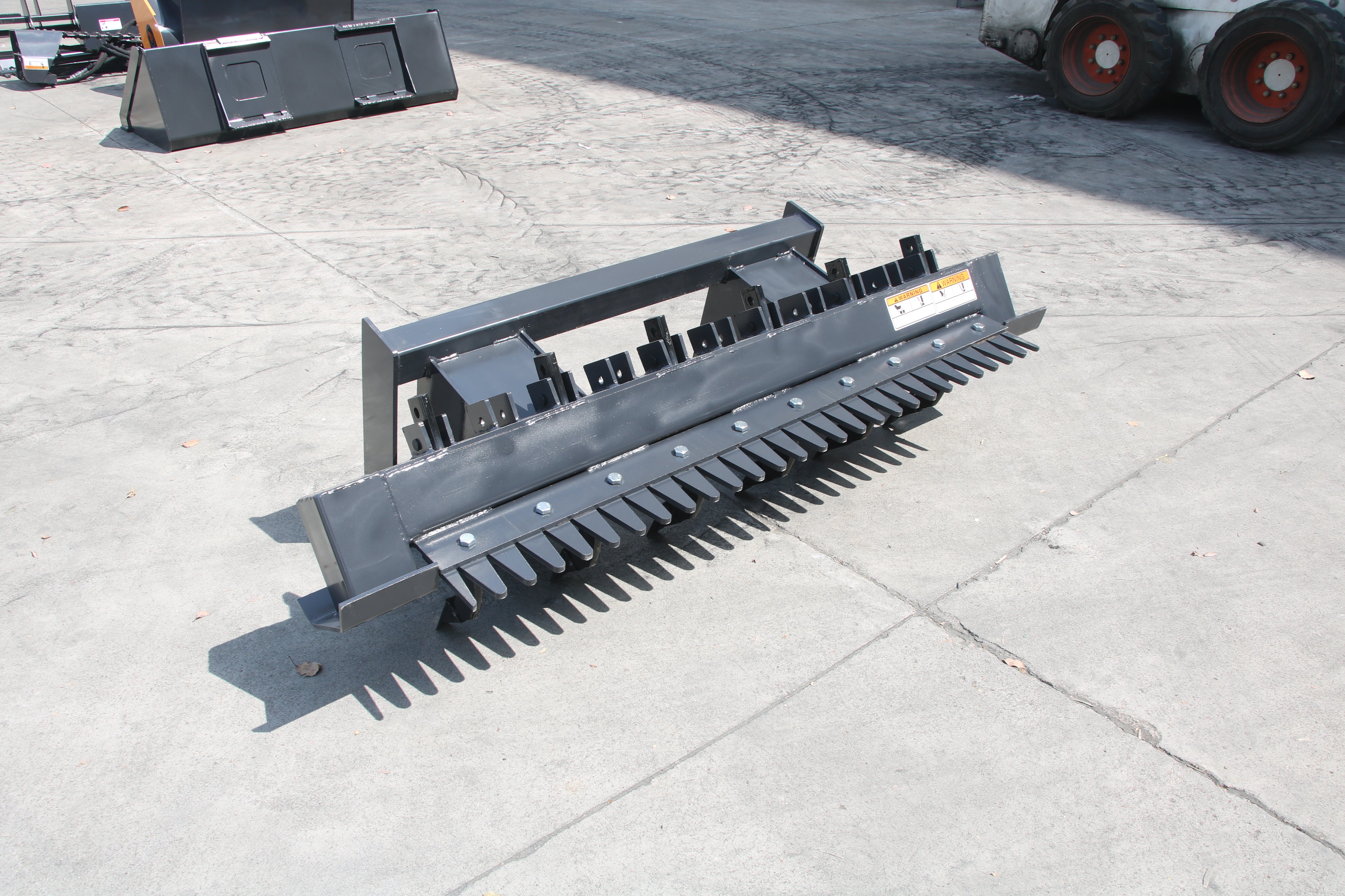 72'' Skid Steer Land Leveler Ripper Scarifier Ripping Depth:7-9 in