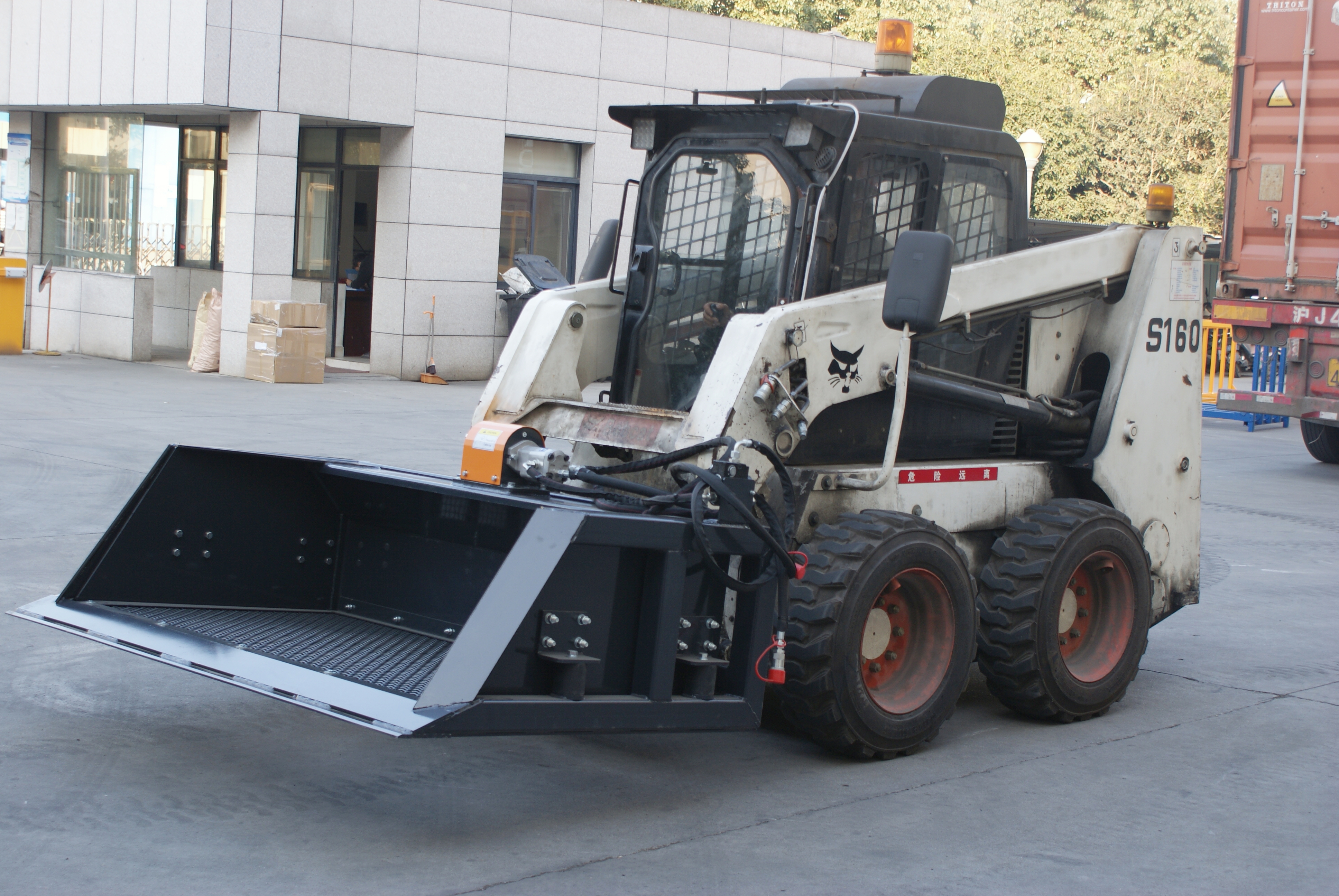 72" SKID STEER Screening Bucket Attachments for Excavators Machinery Machine Digger Track