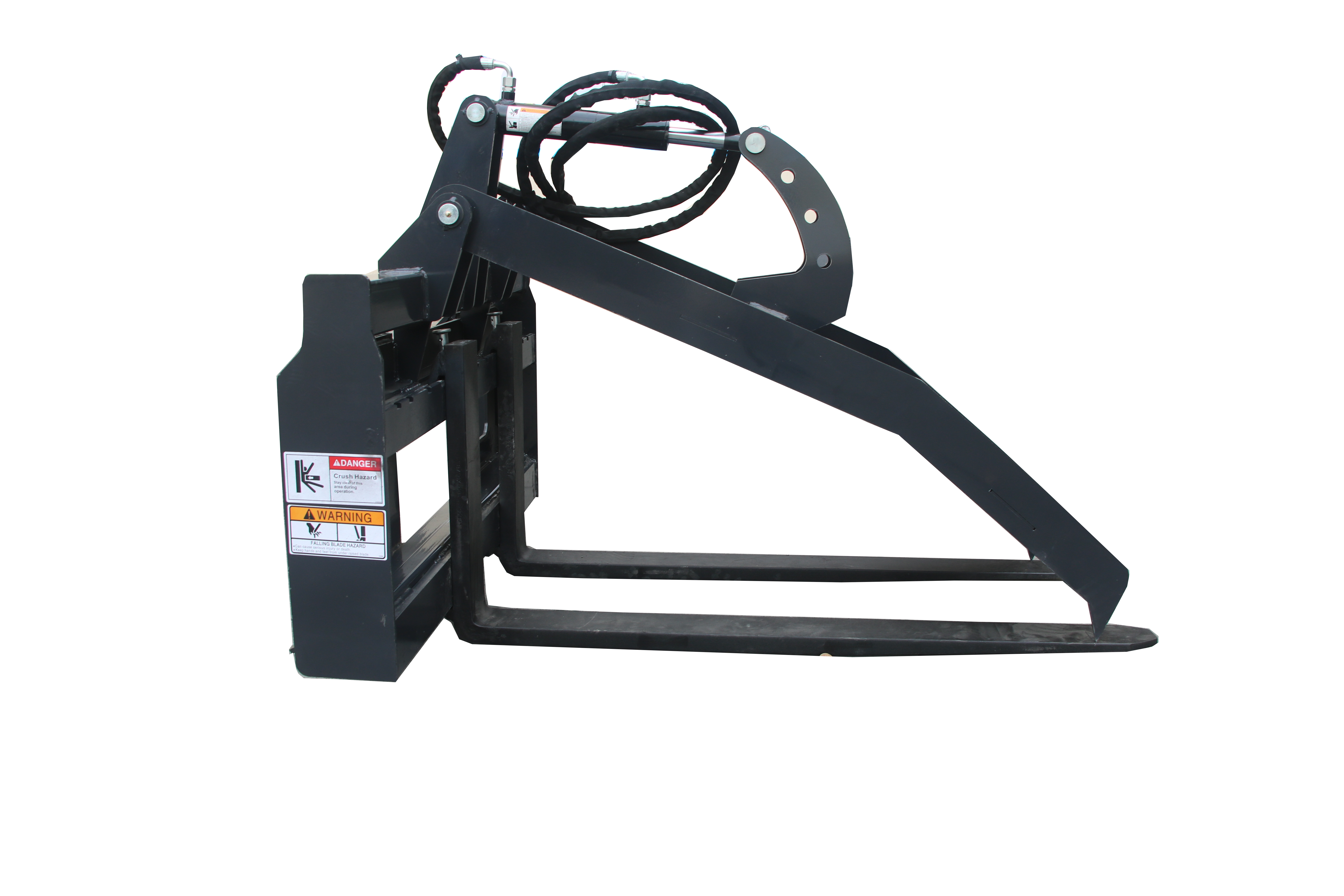 48" Skid Steer Pallet FORK GRAPPLE Hydraulic Attachment