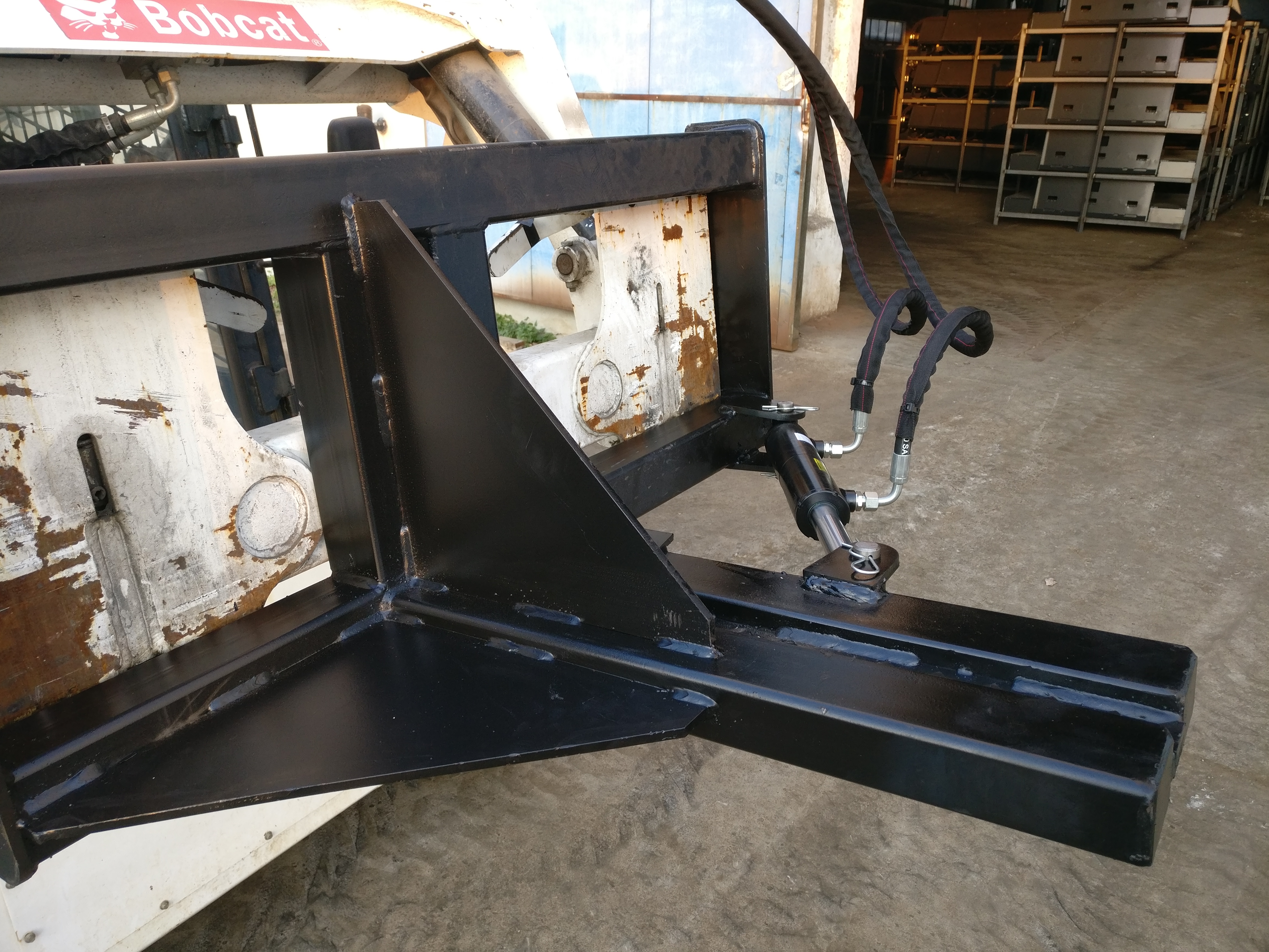 2"-8" Tree and Post Puller Attachment Fits Skid Steer Quick Connect