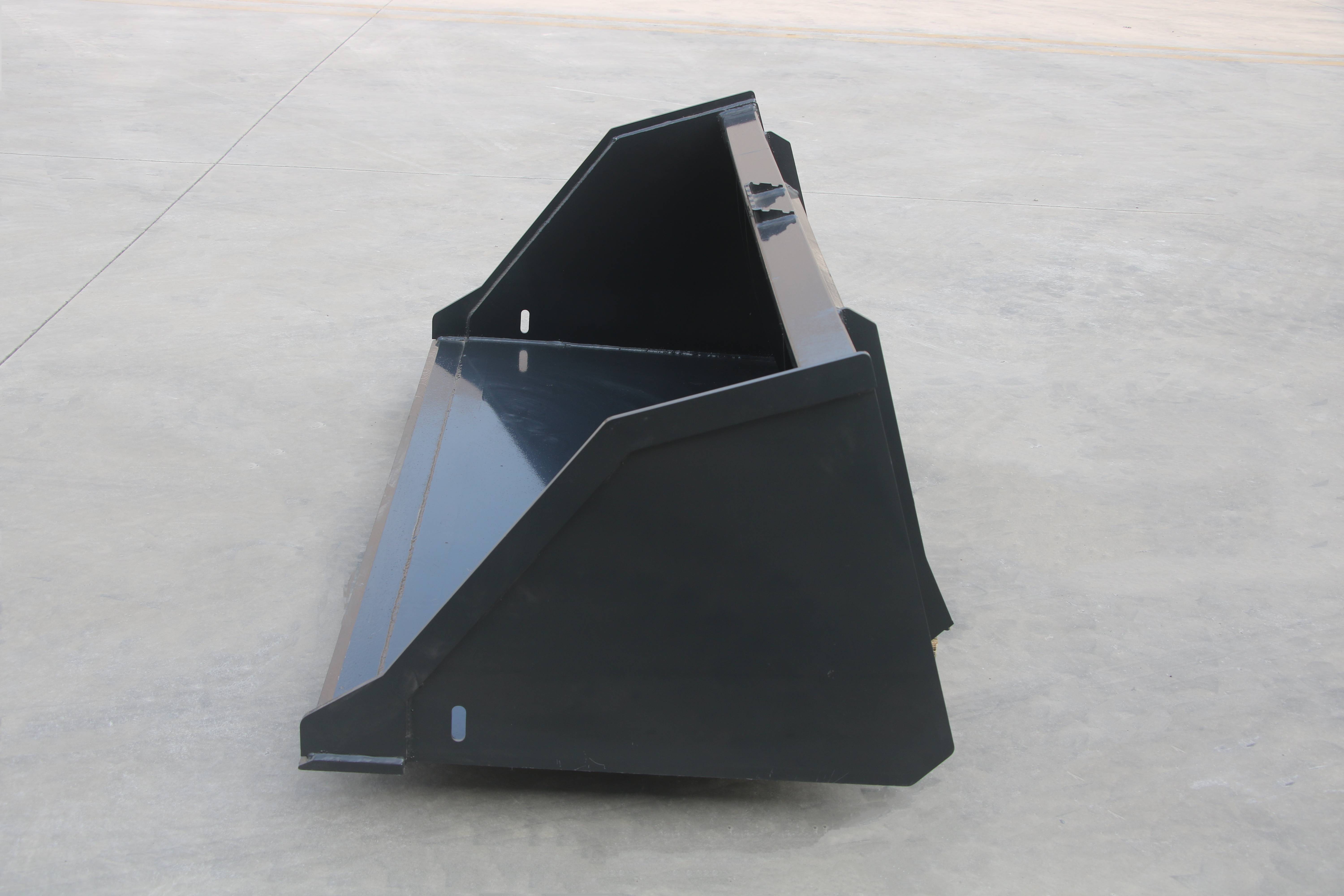 96" Skid Steer Snow Mulch Litter Bucket attachment