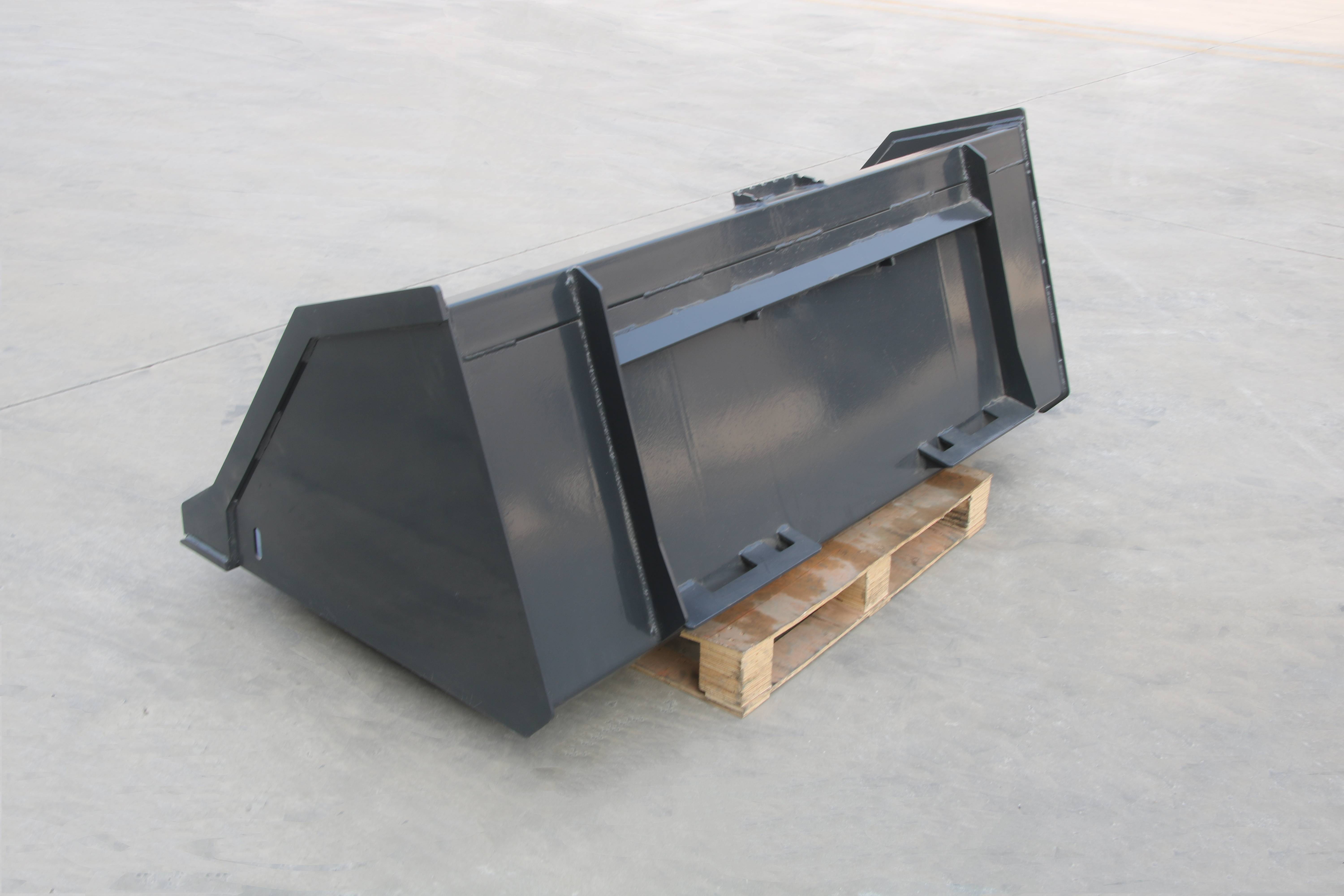 96" Skid Steer Snow Mulch Litter Bucket attachment